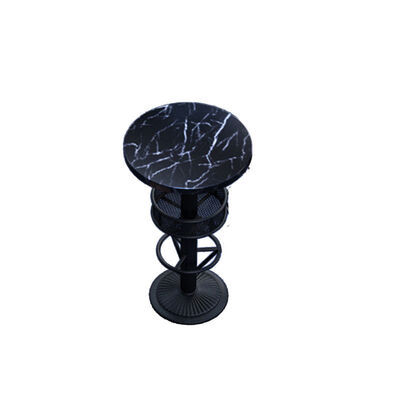 Marble Outdoor Bistro Bar Tables And Chairs 140cm 150cm 160cm Night Bar KTV Music