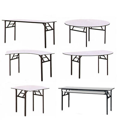 30 X 72 36 X 96 Folding Banquet Table 8 Ft 6ft Rectangle White Pvc Catering