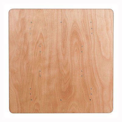 Outdoor Square Folding Banquet Table Plywood Party Cocktail Tables