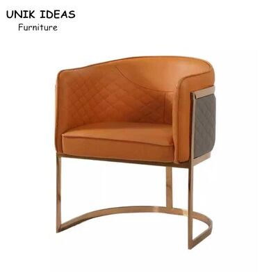 良い値段 イタリアのポストモダンの贅沢なラウンジの肘掛け椅子のステンレス鋼の足 オンライン