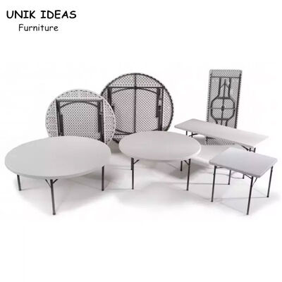 良い値段 5ftのHDPEの屋外党でき事のためのプラスチック円卓会議の折り畳み式のポータブル オンライン