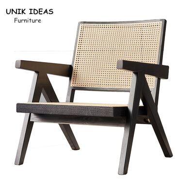 良い値段 Nordic Modern Indoor Hotel Living Room Chair Wood Rattan With Armrest Leisure Sofa Lounge Chair オンライン