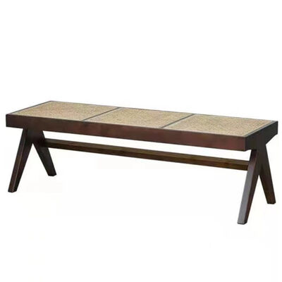 良い値段 New Design Modern Solid Wood Chair Rattan Bench Leisure Dining Chair Bed Footstool Shoe Bench オンライン