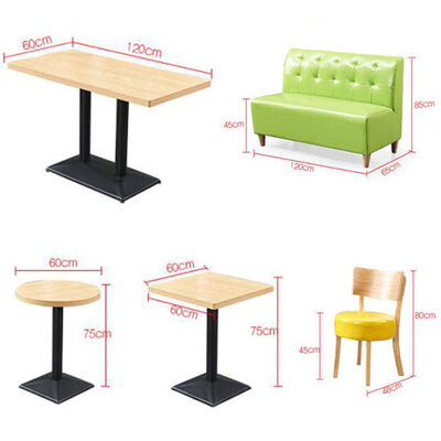 良い値段 Popular Design Milk Tea Shop Booth Sofa Seating Customized Dining Table and Chairs for Restaurant Commercial Furniture for Cafe オンライン