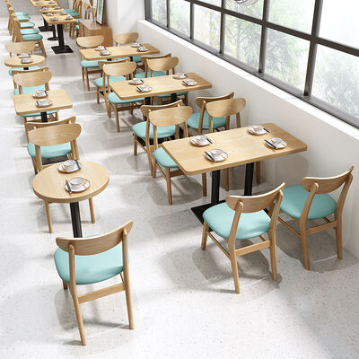 良い値段 Modern Restaurant Dining Table and Chairs Sets Solid Wood Coffee Crisps Chair Many Options オンライン