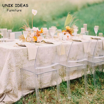 お買い得 透明で明確な幻影の水晶結婚式は使用料の屋外の庭81cmの議長を務める オンライン