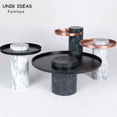 お買い得 食堂の寝室イタリアSsのための大理石の牛もも肉の中心のテーブル400x420mm オンライン