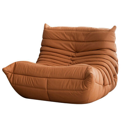 良い値段 生地の単一のSeaterの肘掛け椅子の高密度泡の居間の余暇のソファー オンライン