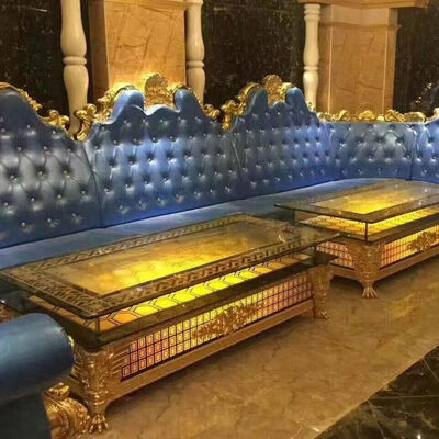 お買い得 FRPフレームの革クラブ ソファーのラウンジ棒古典的なコーナーのディスコ長いブースのソファー オンライン