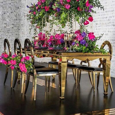 お買い得 装飾ガラス上の結婚表120x240x75cmのステンレス鋼 フレーム0.42cbm オンライン