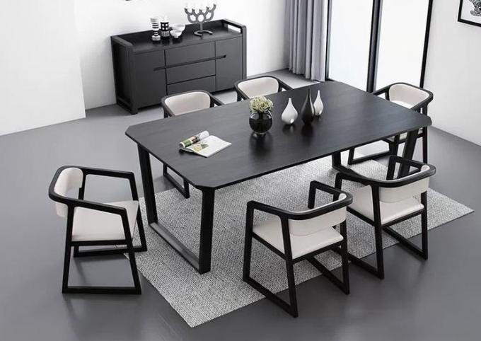 ヨーロッパの骨董品中国は椅子を食事する革カシ木を作った