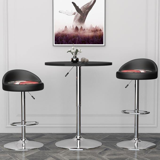 屋外のビストロの鉄棒のテーブル アルミニウム棒テーブルおよび椅子