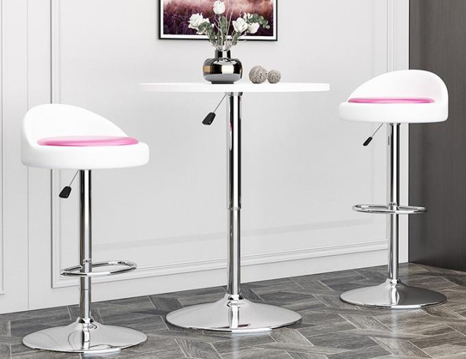 屋外のビストロの鉄棒のテーブル アルミニウム棒テーブルおよび椅子